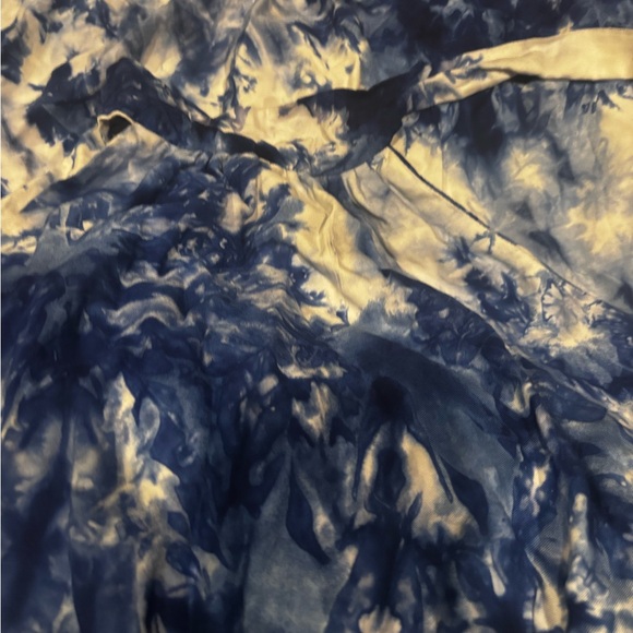 Busayo Blue and White Maxi Dress- Small - Picture 6 of 7